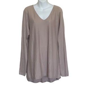 Vince Lightweight Cotton V-Neck Sweater Size Large